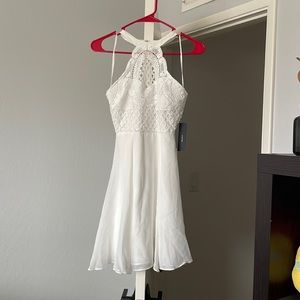 Lulu white bridal shower white dress